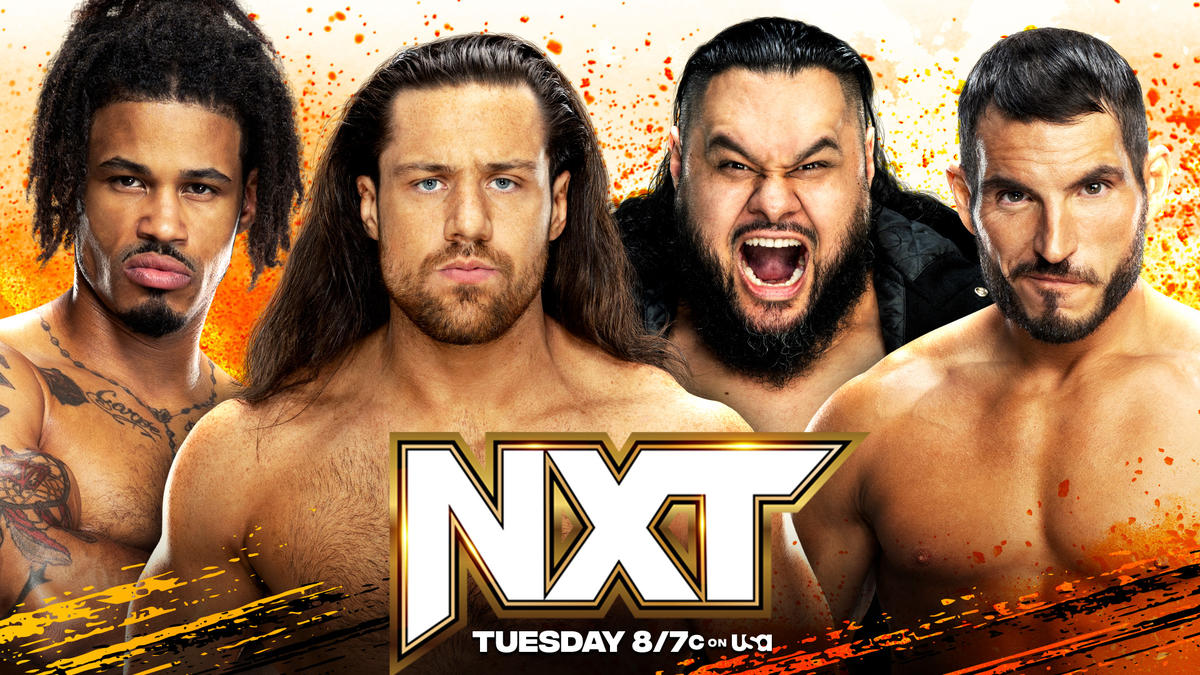 WWE NXT match graphic featuring Wes Lee.