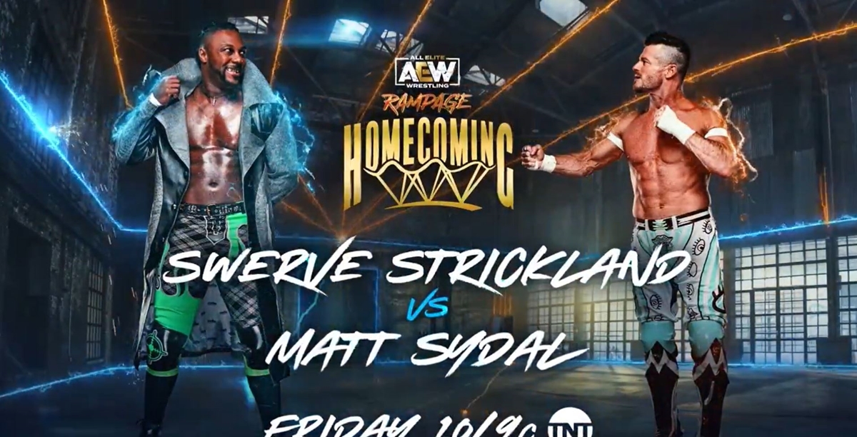 AEW Rampage Spoilers - Swerve Strickland vs Matt Sydal graphic