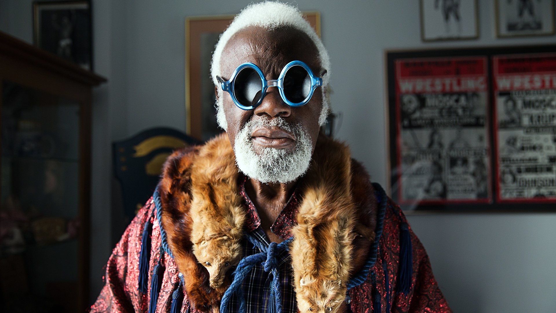 A photo of Sweet Daddy Siki to commemorate Black History month in the professional wrestling industry.