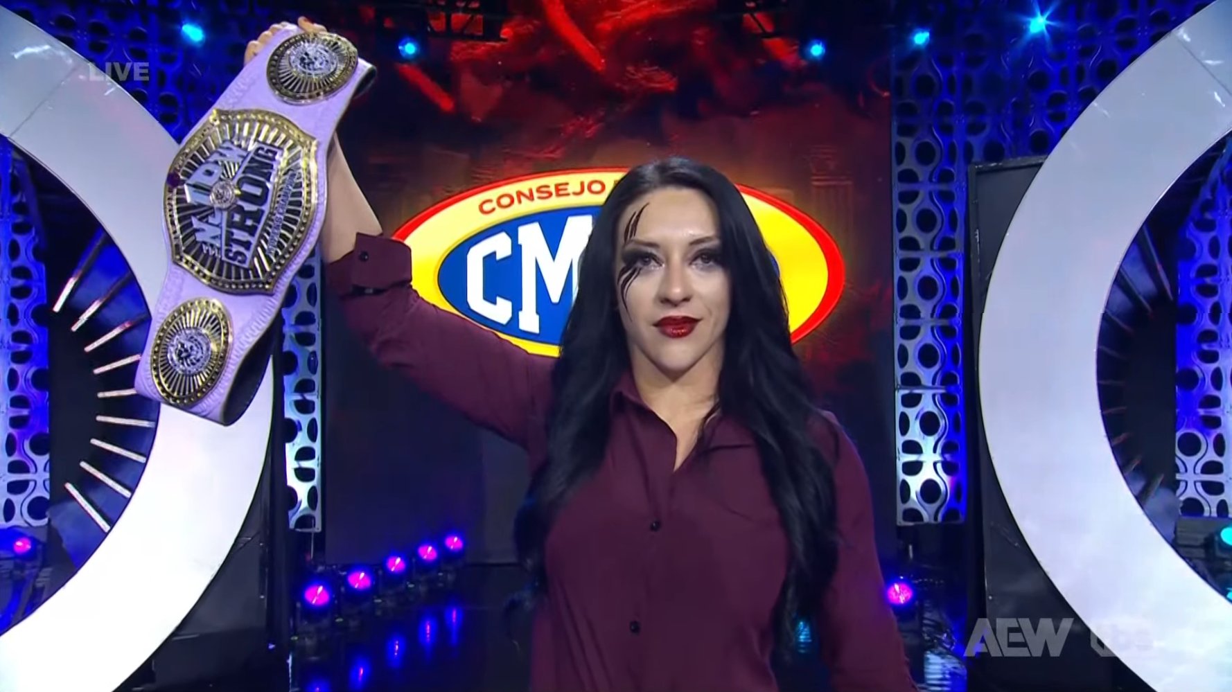 A photo of Stephanie Vaquer on AEW Dynamite.