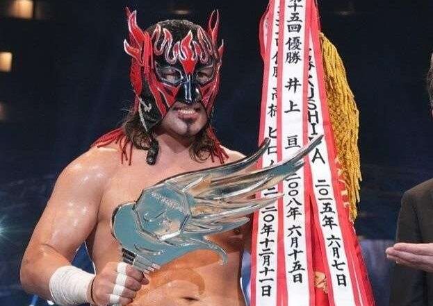 BOSJ winner El Desperado at NJPW Dominion