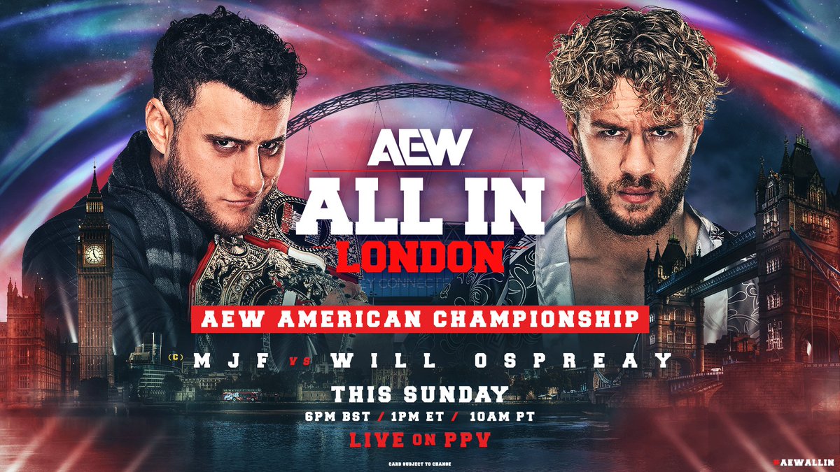 Match Point: MJF vs Will Ospreay, All In