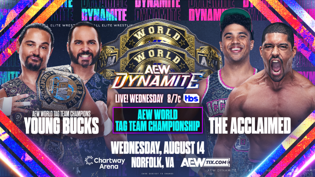 Preview: AEW Dynamite (8/14/24)- The Young Bucks Defend their Titles