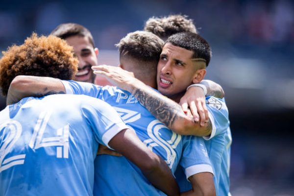 NYCFC goal celebration