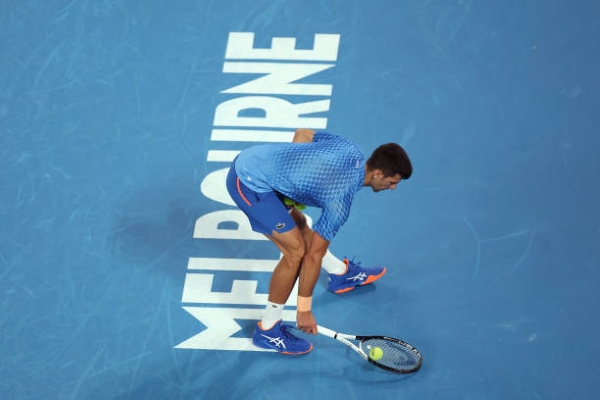 Novak Djokovic at the Australian Open.