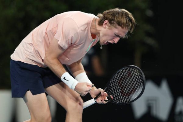 Sebastian Korda during the ATP Adelaide International final.