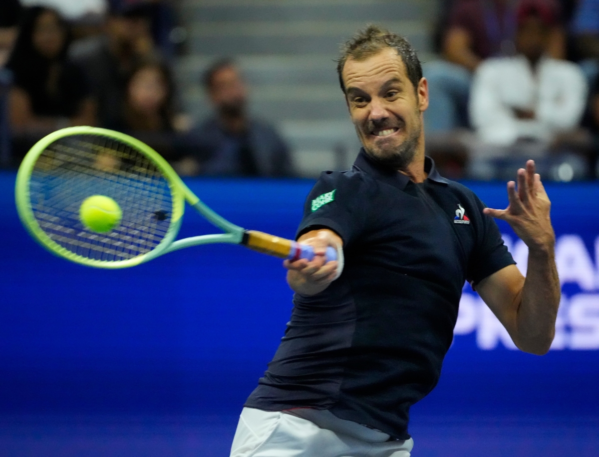 Richard Gasquet won his 593rd ATP Tour match on Monday in Rotterdam.