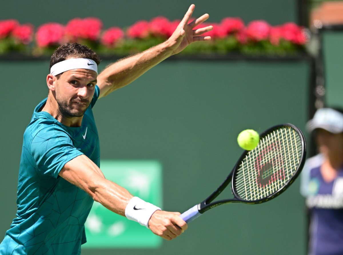 Grigor Dimitrov BNP Paribas Open-Day 12