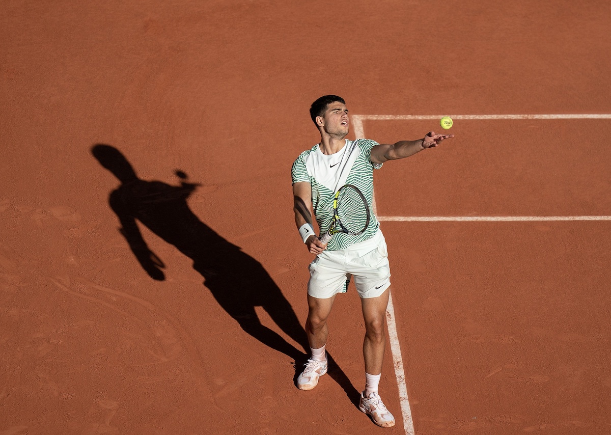 Carlos Alcaraz at the French Open