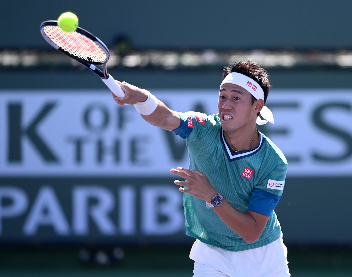 Kei Nishikori ahead of ATP Shanghai Masters.