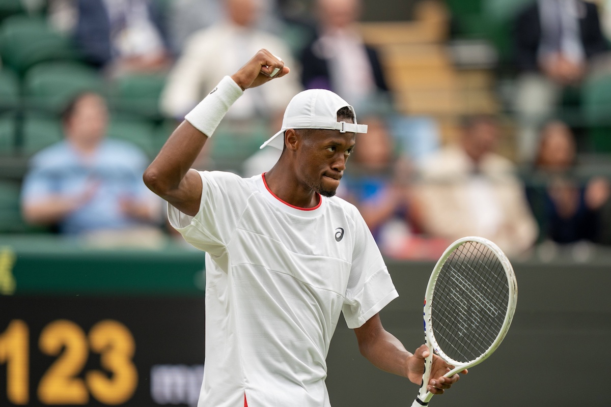 Christopher Eubanks at Wimbledon