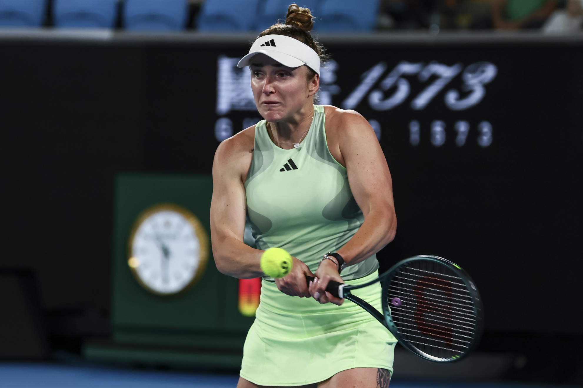 Elina Svitolina in action at the Australian Open.