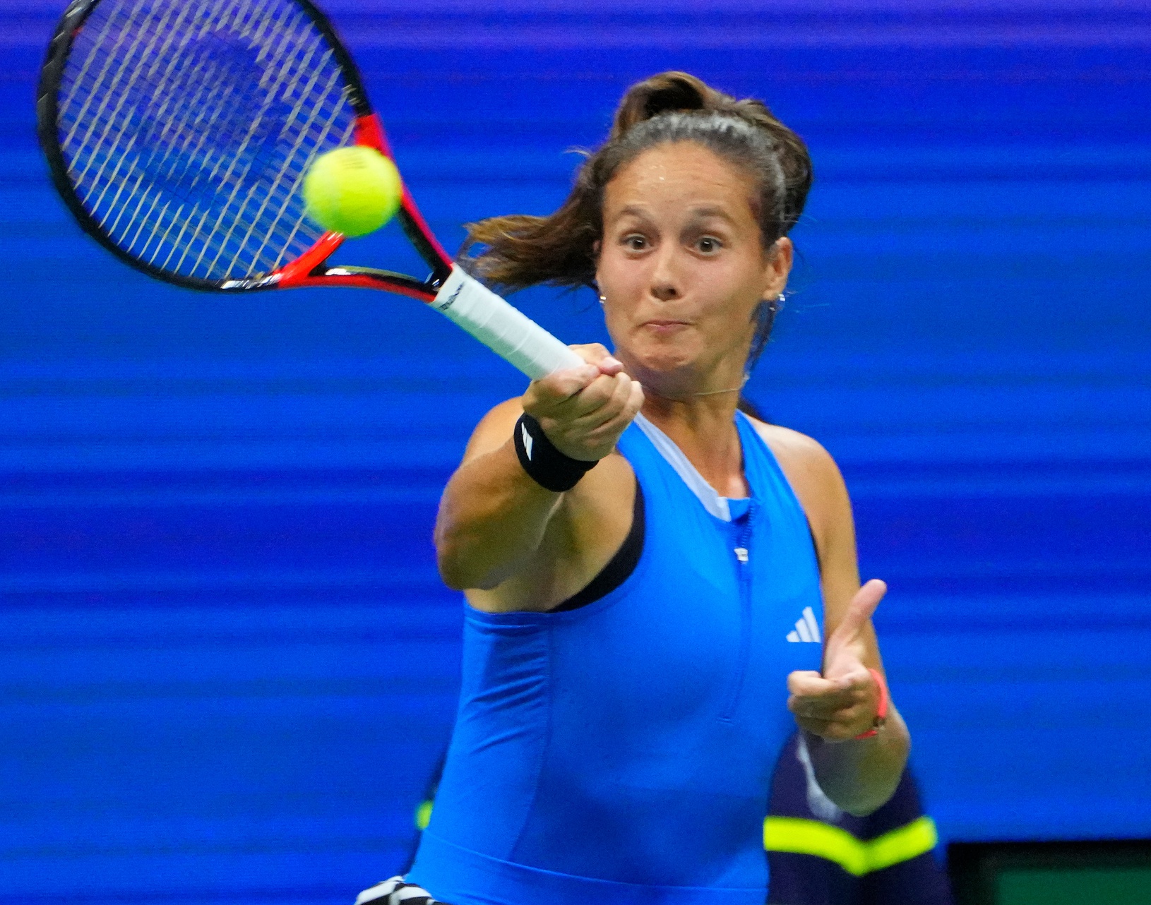 Daria Kasatkina in action ahead of the WTA Ningbo Open.