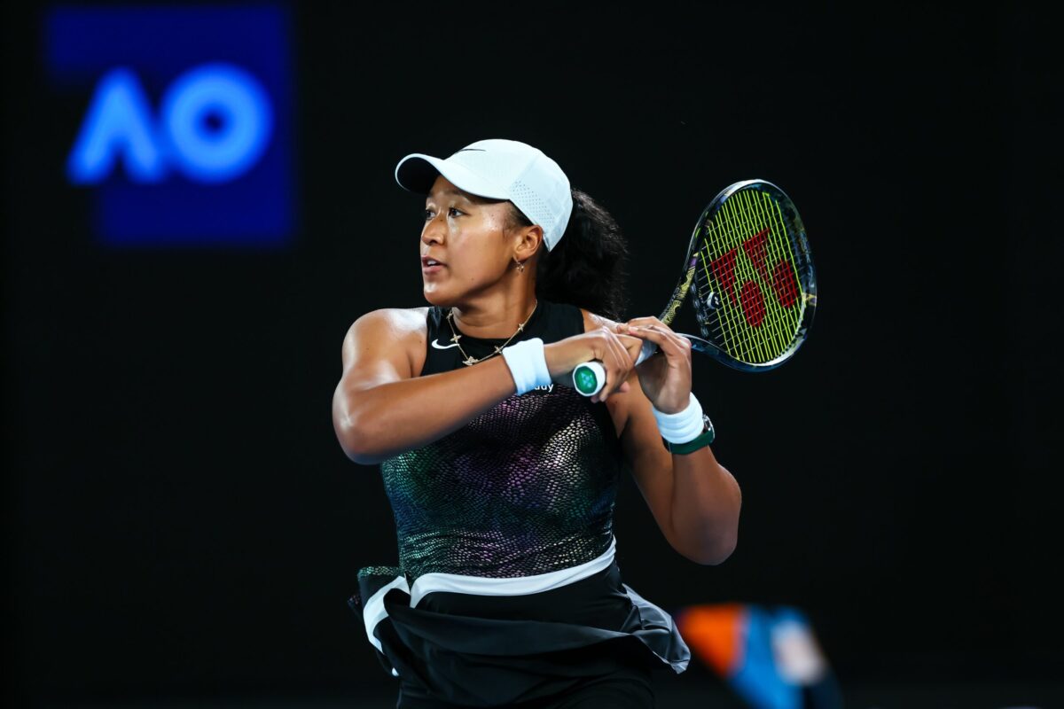 Naomi Osaka in action ahead of the WTA Rome Open.