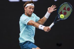 Casper Ruud in action ahead of the ATP Acapulco Open.