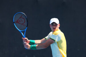 Jack Draper in action ahead of the ATP Vienna Open.