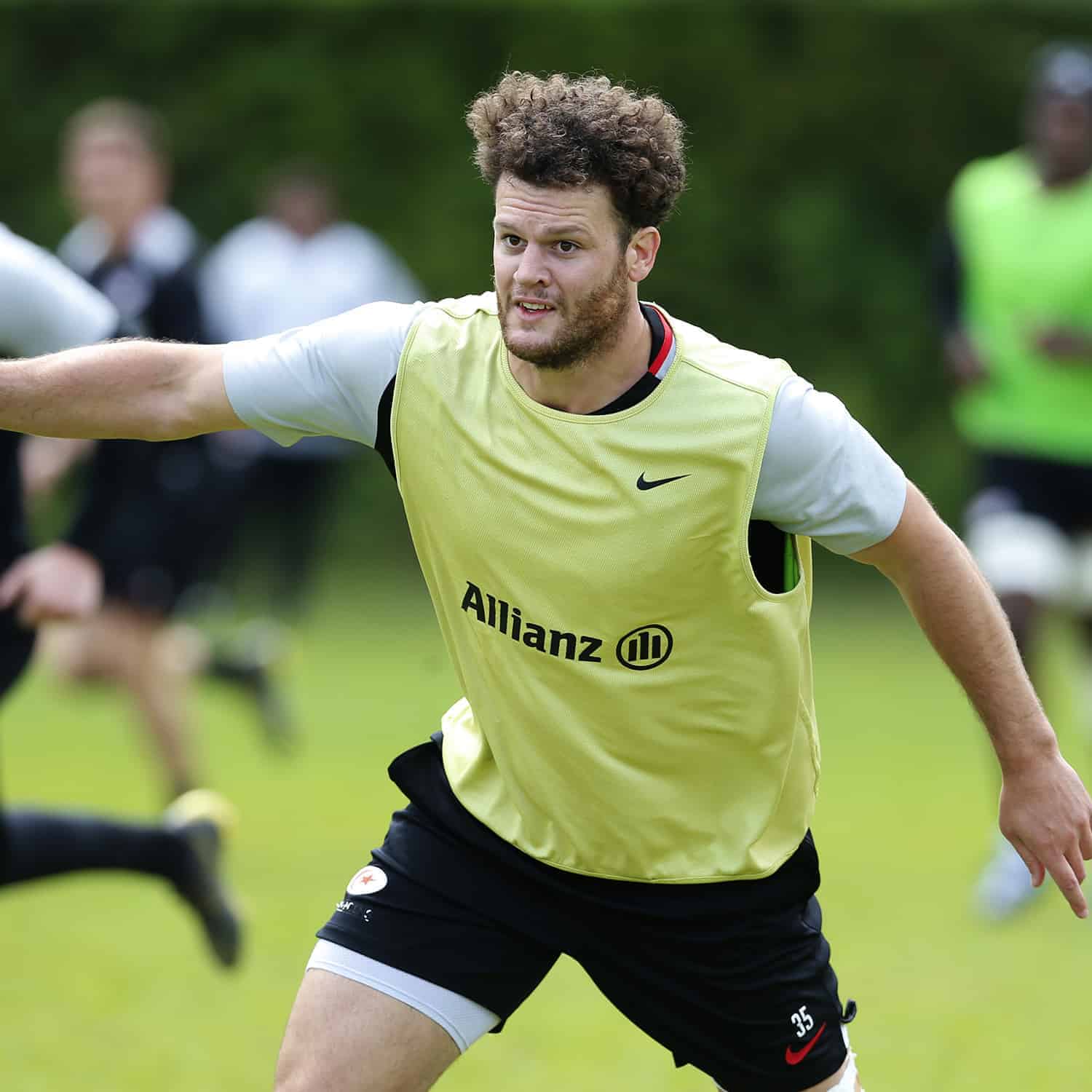 Saracens training