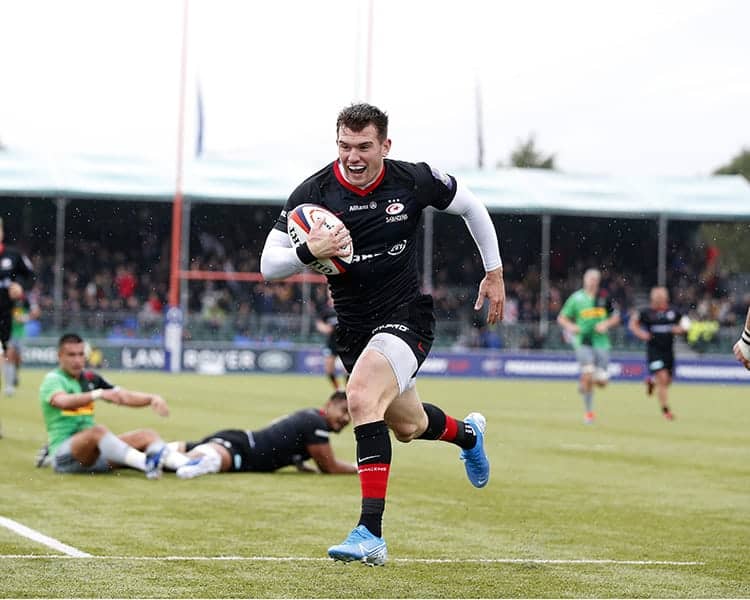 Saracens v harlequinspremiership rugby cup