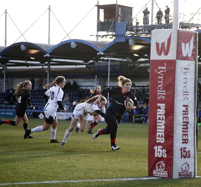 Worcester warriors dev xv v saracens women dev xvtyrrells super 15s