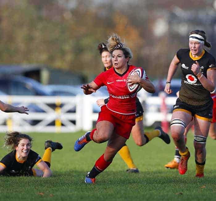 Wasps women v saracens womentyrrells super 15s