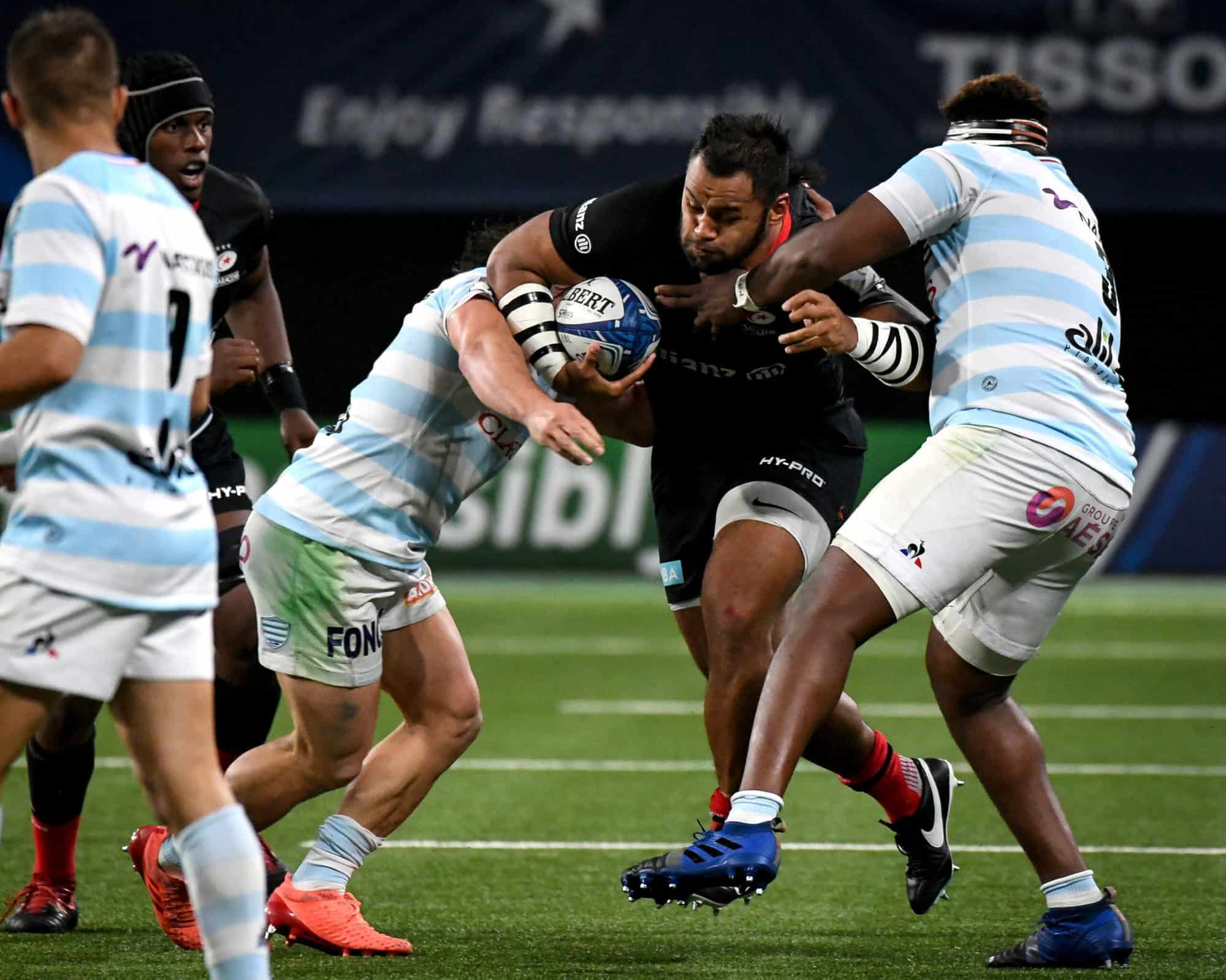 Billy vunipola is tackled by georges henri colombe reazel 26/9/2020