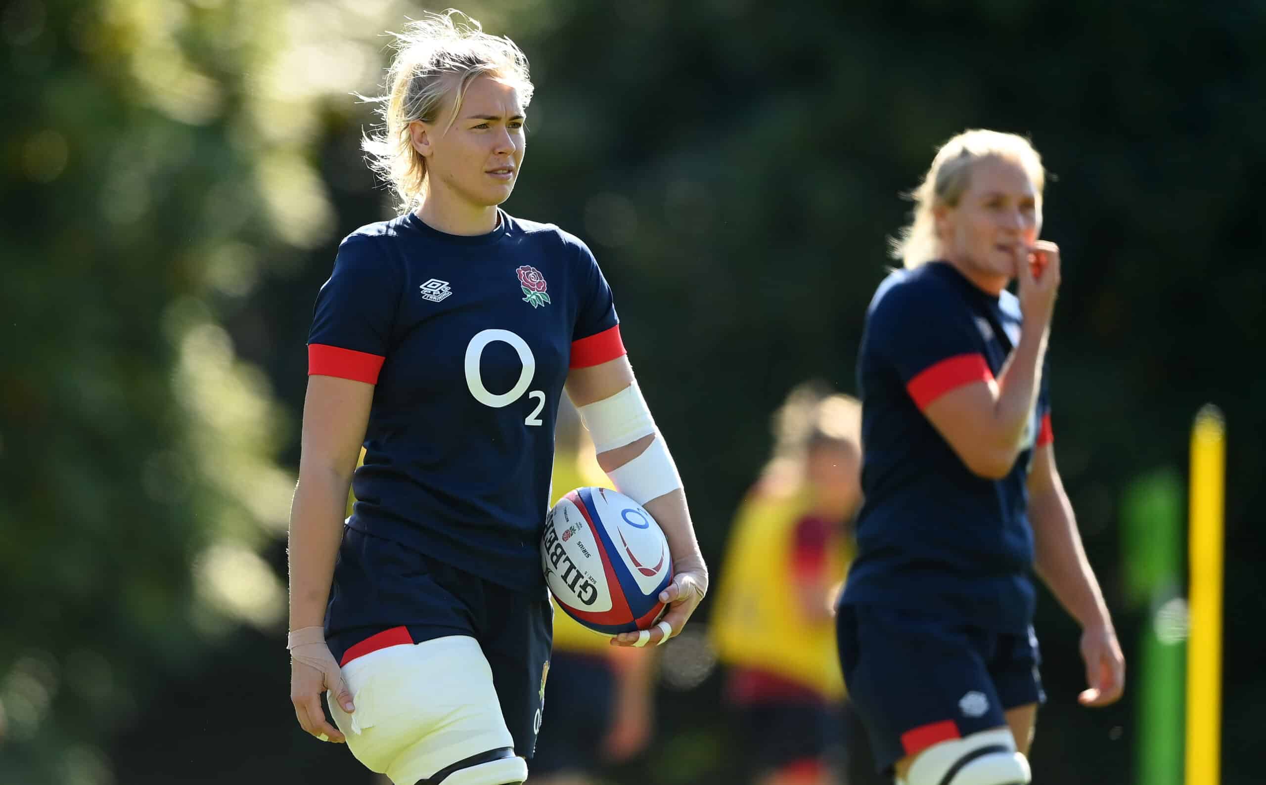 England red roses training session