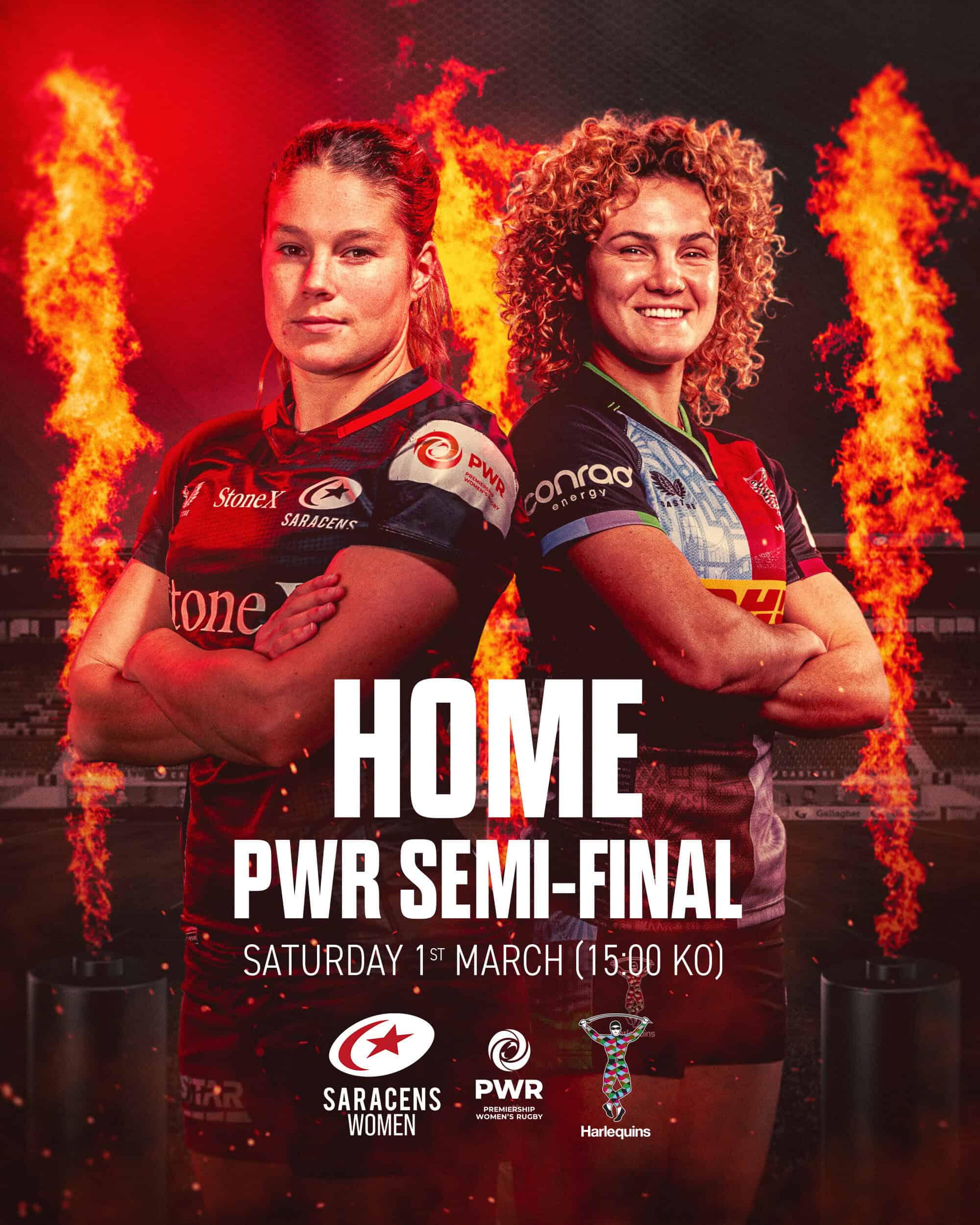 PWR Semi-Final | Saracens Women Vs Harlequins Women