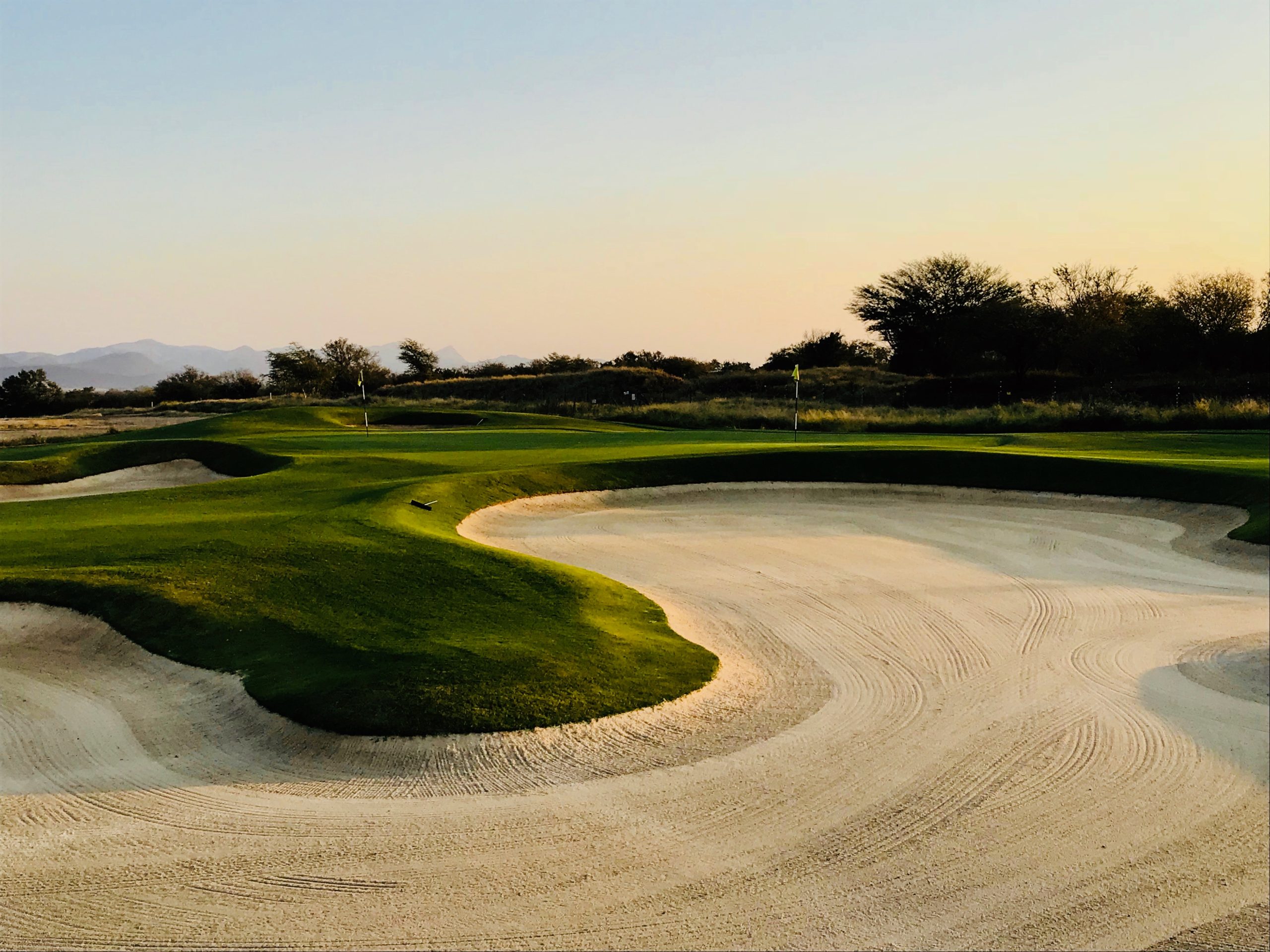 golf course bunkers